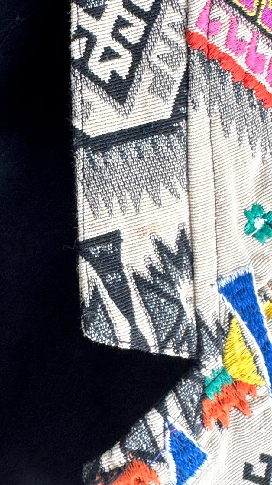Mooie korte etnische geborduurde Bershka-jas • M • TNC36 – photo 4